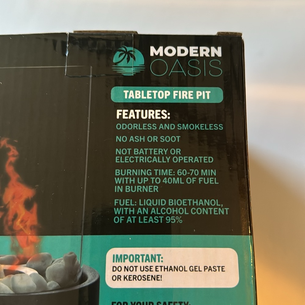 Tabletop Fire Pit - Picture 6 of 7